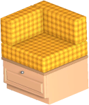 Sofa im Camper-Stil, linkes Teil