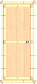 Bamboo Door