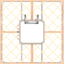 Trellis Foundation with Ladder