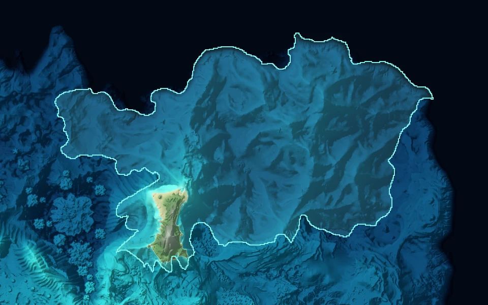 Mountains on the map