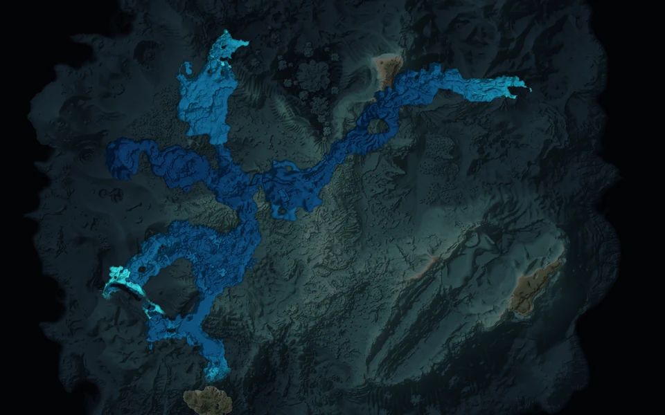 Lost River on the map