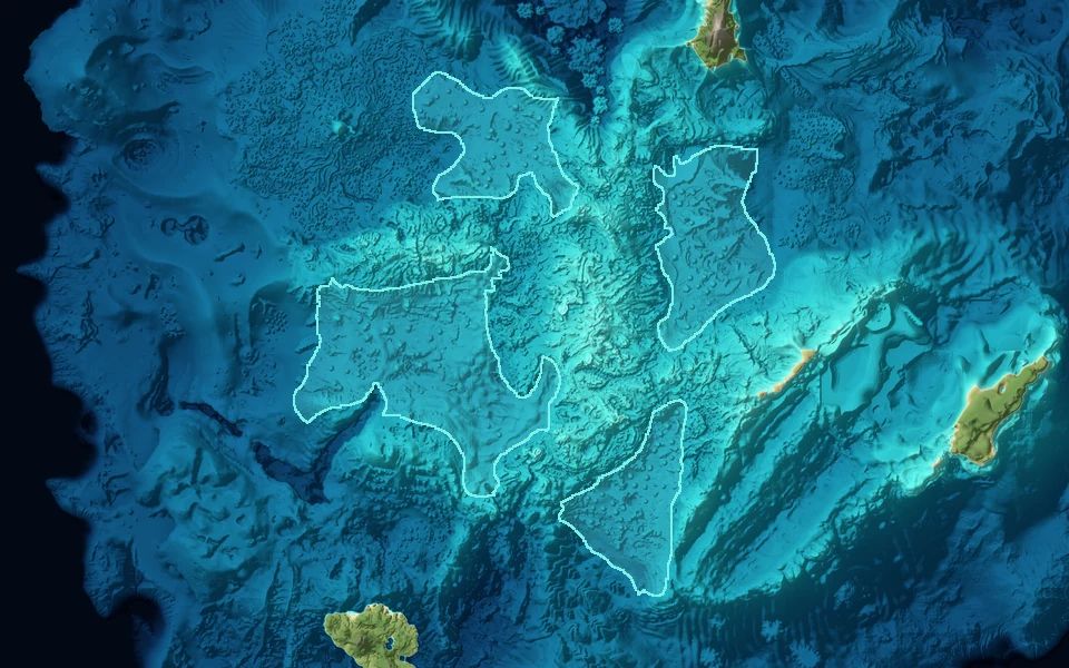 Grassy Plateaus on the map