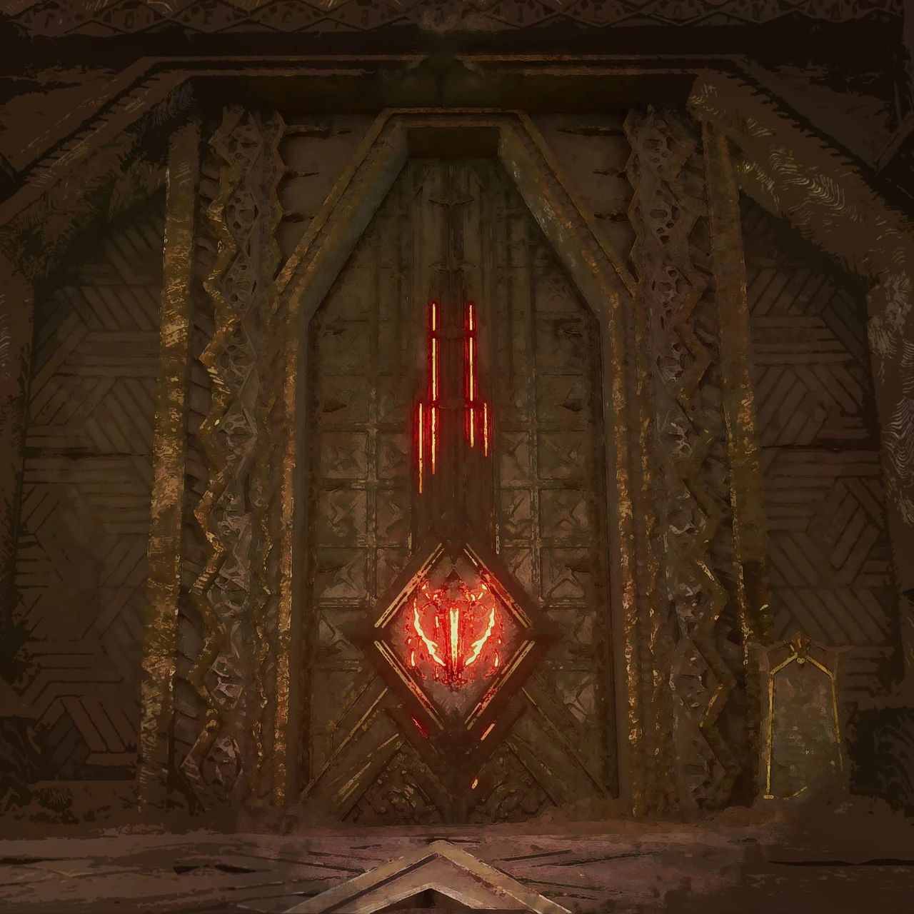 Artwork: Archon Underground Fortress Door (Bound)