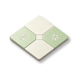 Patterned Cement Tile - Grassland