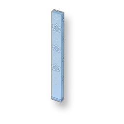 Pale Grain - Skyblue Narrow Wall