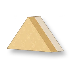 GoGoHomes - Warm Yellow Triangular Wall - Small