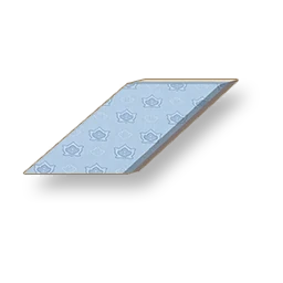 Pale Grain - Skyblue Sloped Wall - Left