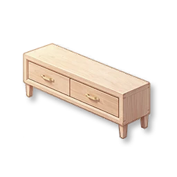 Wooden Base Cabinet - Spruce