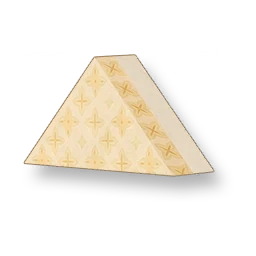 Starburst - Warm Apricot Triangular Wall - Small