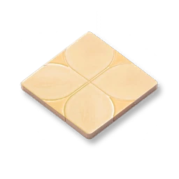 Clover Tile - Cream Apricot