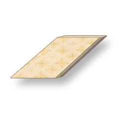 Starburst - Warm Apricot Sloped Wall - Left