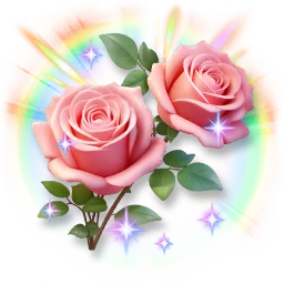Huge Colorful Shining Rose