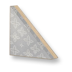 Starburst - Mist Gray Sloped Wall - Right