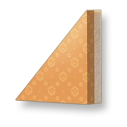 GoGoHomes - Warm Orange Sloped Wall - Left