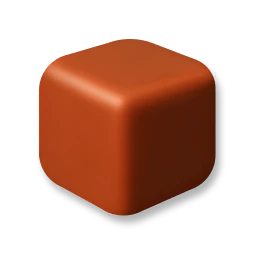 Building Block - Reddish Brown