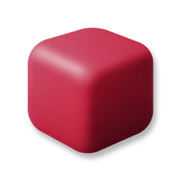 Building Block - Deep Rose Pink