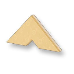 GoGoHomes - Warm Yellow Triangular Wall - Large
