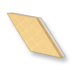 GoGoHomes - Warm Yellow Sloped Wall - Right