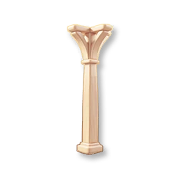 Arched-Bracket Wooden Column