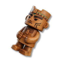 Wood-Carved Figure