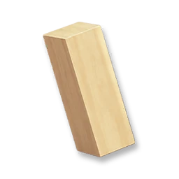 Hardwood Inclined Pillar - Maple