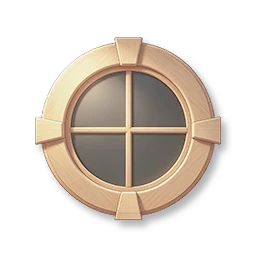 Round Wooden Window
