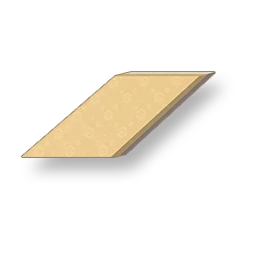 GoGoHomes - Warm Yellow Sloped Wall - Left