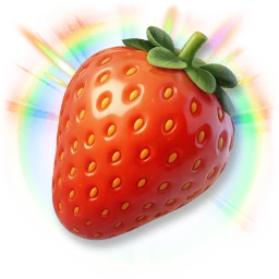 Huge Colorful Strawberry