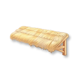 Straw Thatch Roof Overhang