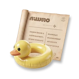 Furniture Blueprint: Cool Summer - Duckie Swim Ring
