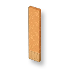 GoGoHomes - Warm Orange Tall Wall