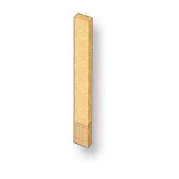 GoGoHomes - Warm Yellow Narrow Wall