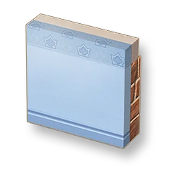 Pale Grain - Skyblue Low Brick Wall