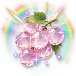Huge Colorful Shining Crystalline Grapes