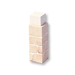 Stone Brick Corner Wall