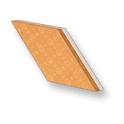 GoGoHomes - Warm Orange Sloped Wall - Right