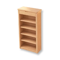 Floor-to-Ceiling Cabinet - Oak