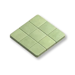 Nine-Square Tile - Grass Green