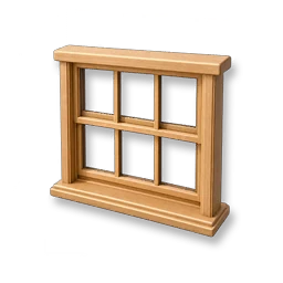 Latticed Sash Window
