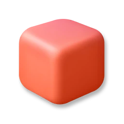 Building Block - Coral Orange