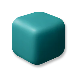 Building Block - Cyan Blue