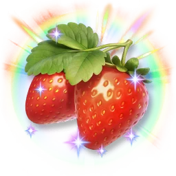 Colorful Shining Strawberry