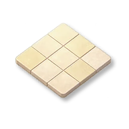 Nine-Square Tile - Off-White