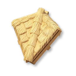 Straw Roof Ridge Corner