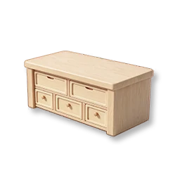 Wooden Storage Cabinet - Maple