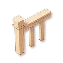 Hardwood Fence - Maple