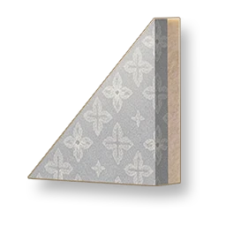 Starburst - Mist Gray Sloped Wall - Left