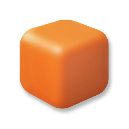 Building Block - Orange-Red