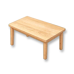 Wooden Dining Table - Birch