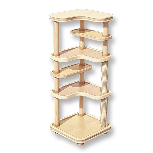 Wooden Storage Rack - Oak